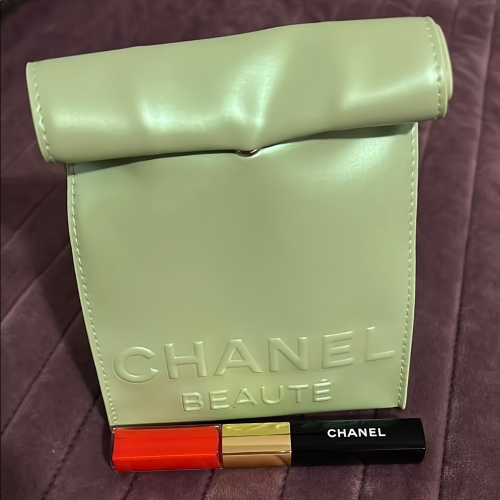 Chanel Beauté Bag with liquid lipstick
